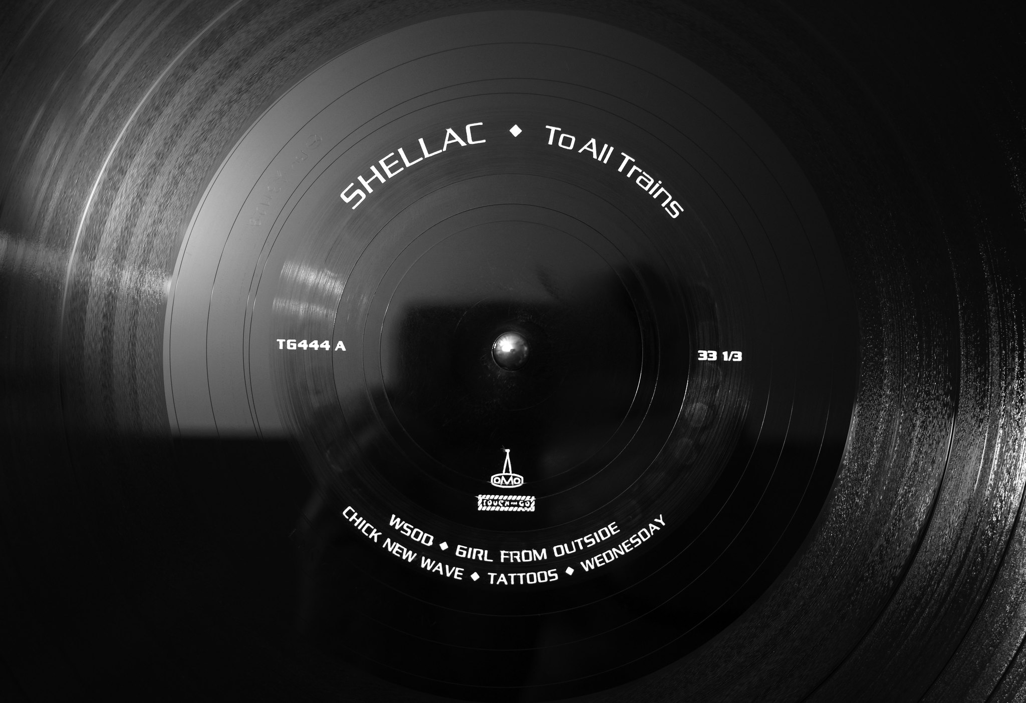 Shellac - To All Trains - A-Side Label Shellac - To All Trains - A-Side Label